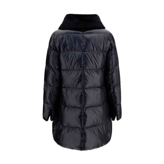 Herno Black Goose Down Full-Length Jacket