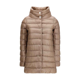 Herno Beige Polyester Full-Length Jacket