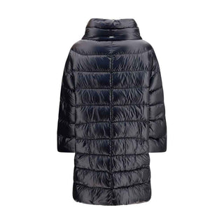 Herno Black Polyester Coat