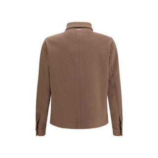 Herno Brown Polyester Jacket