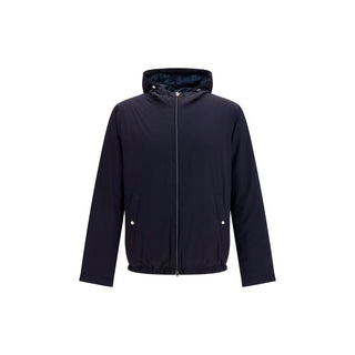 Herno Blue Goose Down Full-Length Jacket