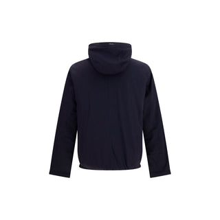 Herno Blue Goose Down Full-Length Jacket