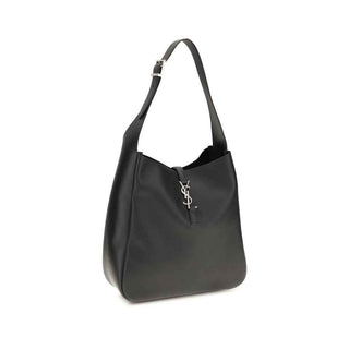 Saint Laurent Black Calf Leather Bos Taurus Shoulder Bag