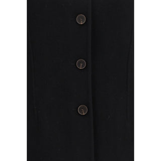 Rohe Black Wool Oves Aries Full-Length Jacket