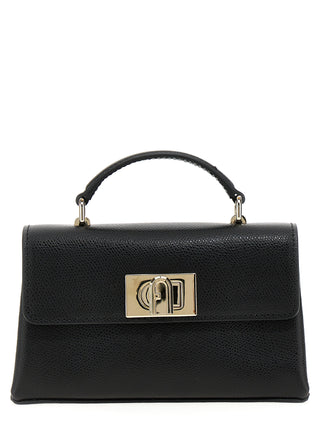 Furla Black Leather Crossbody Bag