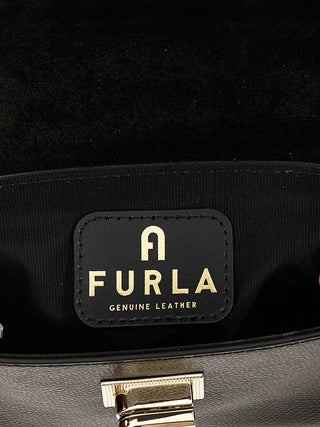 Furla Black Leather Crossbody Bag