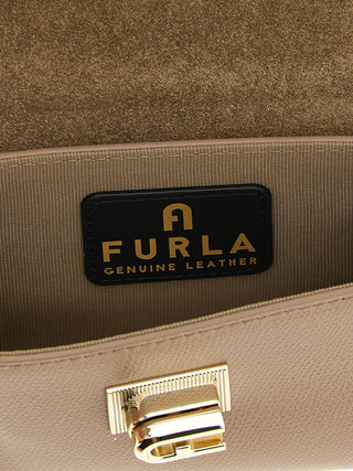 Furla Beige Calfskin Crossbody Bag
