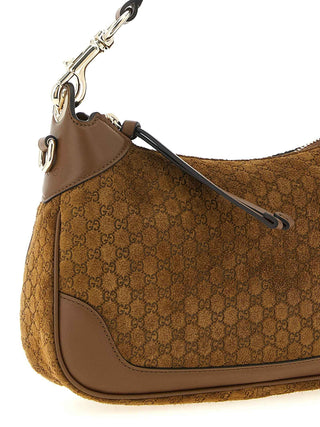 Gucci Brown Calfskin Shoulder Bag