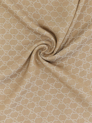 Gucci Beige Silk Scarf