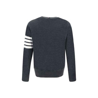 Thom Browne Gray Wool Oves Aries Sweatshirt