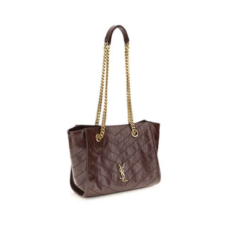 Saint Laurent Brown Calf Leather Bos Taurus Shoulder Bag