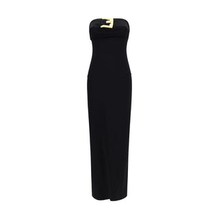 Balmain Black Viscose Cocktail Dress