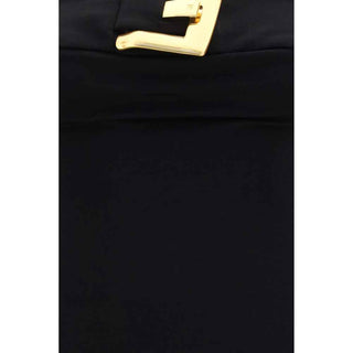 Balmain Black Viscose Cocktail Dress
