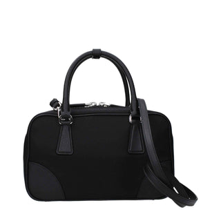Prada Black Fabric Handbag