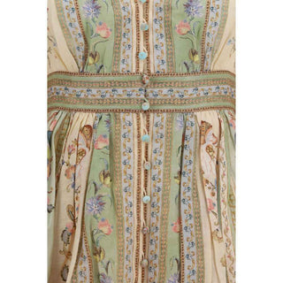 Zimmermann Multicolor Linen Casual Dress