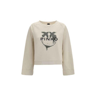 PINKO Beige Cotton Sweatshirt