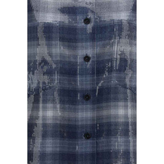 PINKO Blue Polyester Pattern Shirt