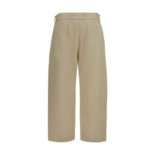 Magda Butrym Beige Cotton Casual Pants