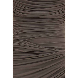 Magda Butrym Brown Copper Cocktail Dress