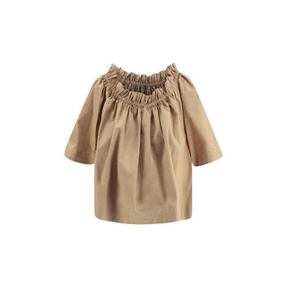 Saint Laurent Beige Cotton Shortsleeve Shirt