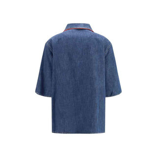 Valentino Garavani Blue Denim Shirt