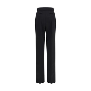 Valentino Garavani Black Wool Oves Aries Flared Pants