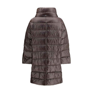 Herno Brown Polyester Full-Length Jacket