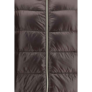 Herno Brown Polyester Full-Length Jacket