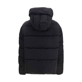 PINKO Black Nylon Full-Length Jacket