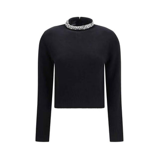 PINKO Black Wool Oves Aries Sweatshirt