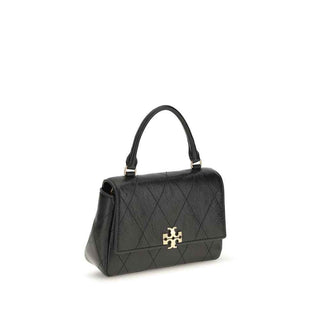 Tory Burch Black Calf Leather Bos Taurus Wallet
