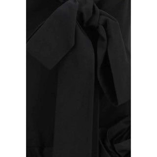 Magda Butrym Black Cotton Cocktail Dress