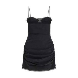 Magda Butrym Black Silk Cocktail Dress
