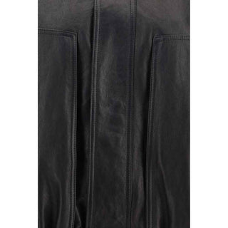 Magda Butrym Black Lambskin Leather Jacket