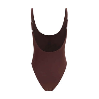 Magda Butrym Bordeaux Polyamide One-Piece Swimsuit