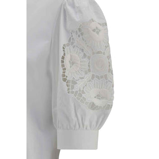 Valentino Garavani White Cotton Blouse