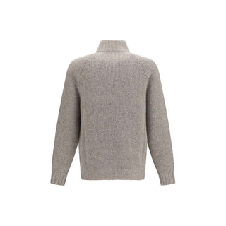 Brunello Cucinelli Gray Cashmere Cardigan
