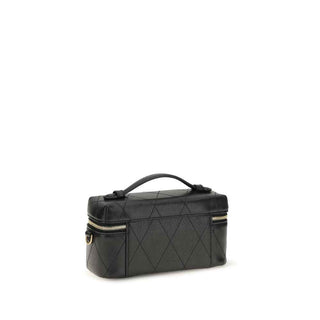 Tory Burch Black Calf Leather Bos Taurus Wallet
