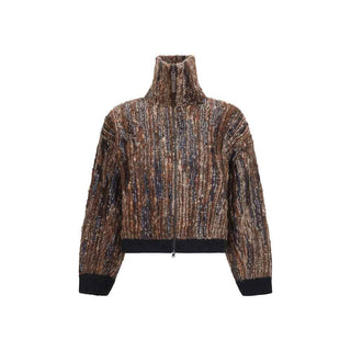 Brunello Cucinelli Brown Mohair Full-Length Jacket