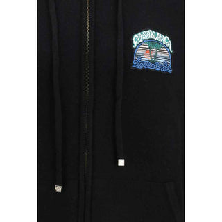 Casablanca Black Wool Oves Aries Sweatshirt