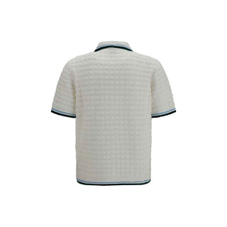 Casablanca White Cotton Polo Shirt