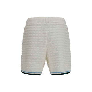 Casablanca White Cotton Bermuda Shorts