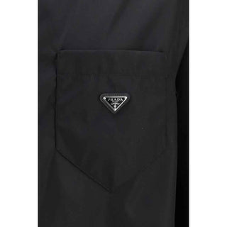 Prada Black Recycled Polyamide Dress Shirt