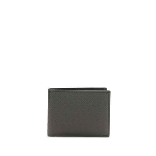 Ferragamo Black Calf Leather Bos Taurus Wallet