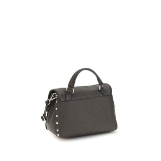 Zanellato Gray Calf Leather Bos Taurus Handbag