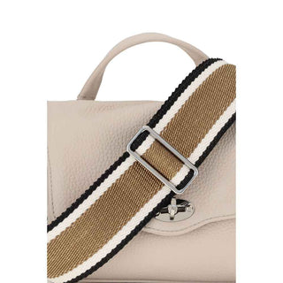 Zanellato White Calf Leather Bos Taurus Handbag