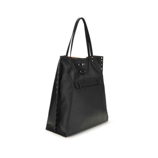 Zanellato Black Calf Leather Bos Taurus Shoulder Bag