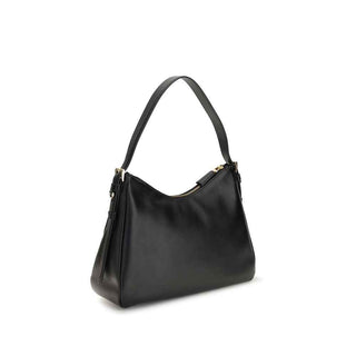 Prada Black Calf Leather Bos Taurus Shoulder Bag