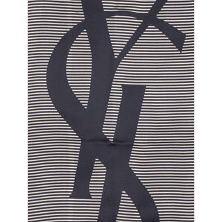 Saint Laurent Blue Silk Scarf