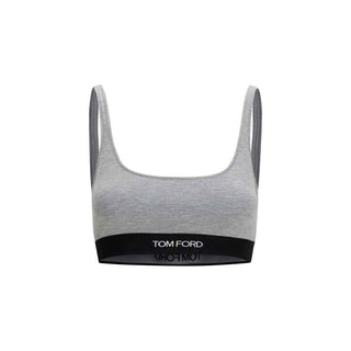 Tom Ford Gray Modal Sport Bra